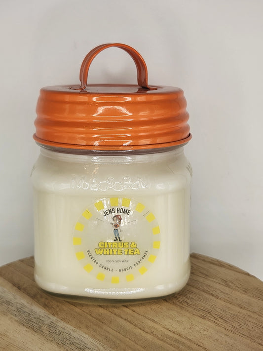 Citrus & White Tea Scented Candle